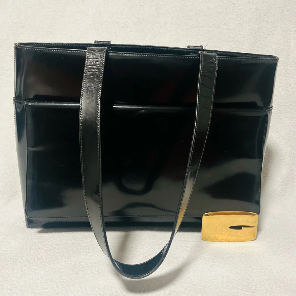 Gucci Vintage Tom Ford Era Black Shoulder Bag - Picture 13 of 15